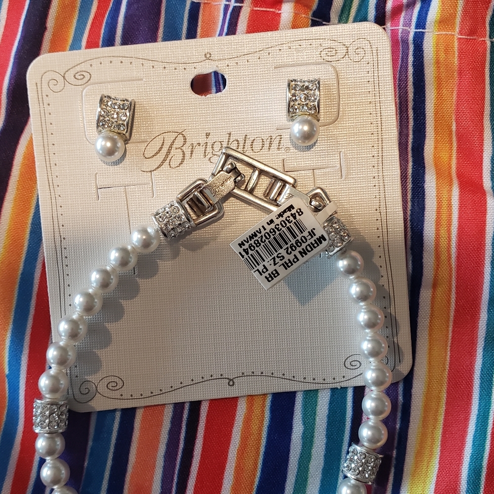 Brighton bracelet + earring matching set